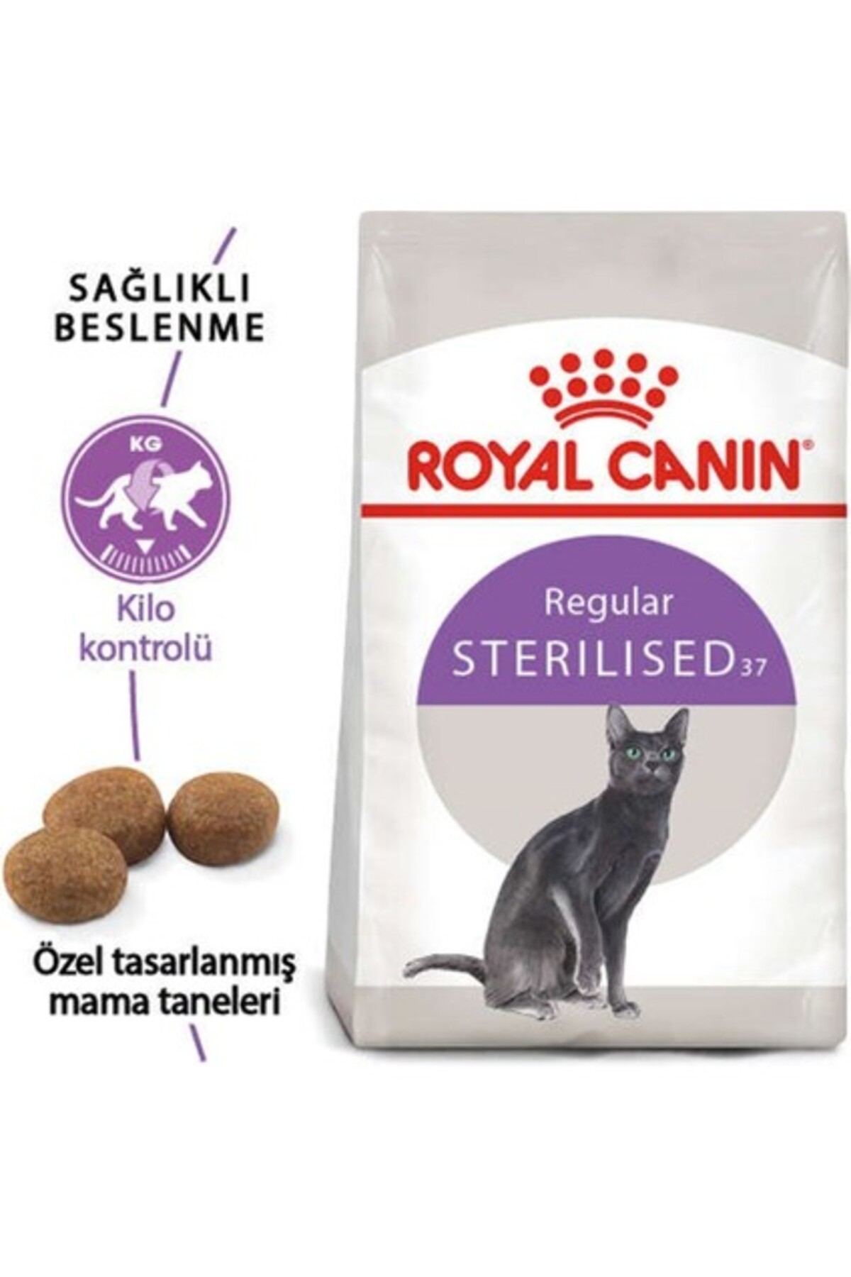 غذای خشک گربه بالغ با طعم گوشت گاو، رویال کنین Royal Canin 10 Kg