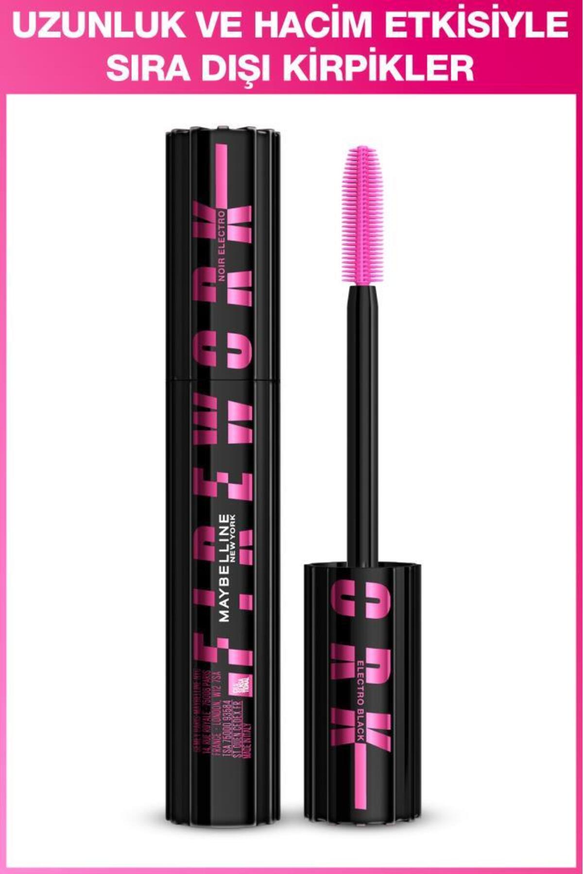 ریمل الکترو بلک FIREWORK LASH SENSATIONAL Maybelline New York