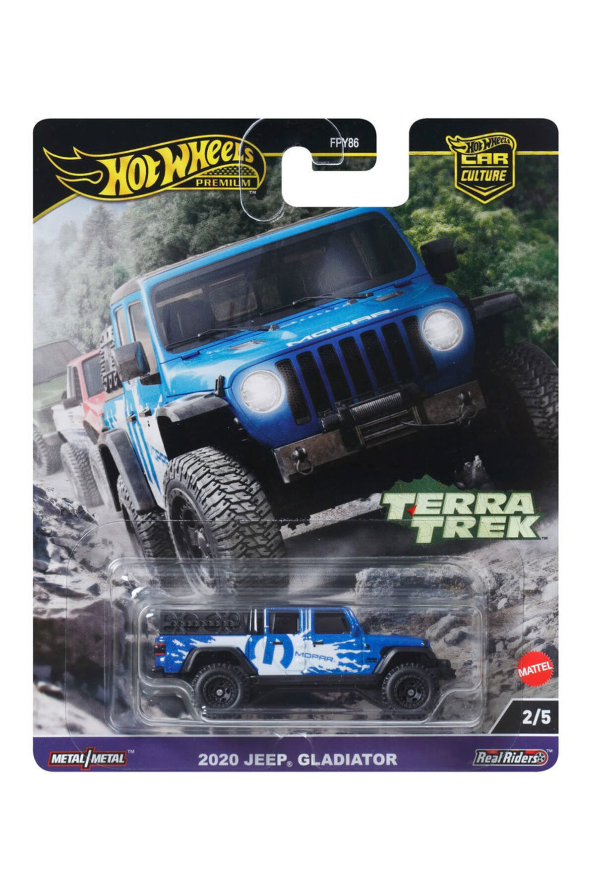 ماشین اسباب بازی CAR CULTURE CARS PREMIUM 2020 JEEP GLADIATOR HRV91 از ترکیه HOT WHEELS
