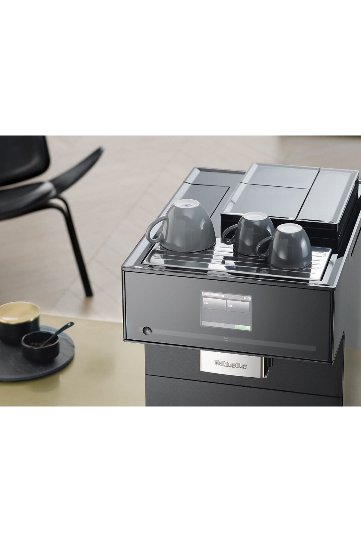 دستگاه اسپرسو و کاپوچینو قهوه ساز انفرادی تمام اتوماتیک COFFEESELECT CM 7750 اورجینال Miele