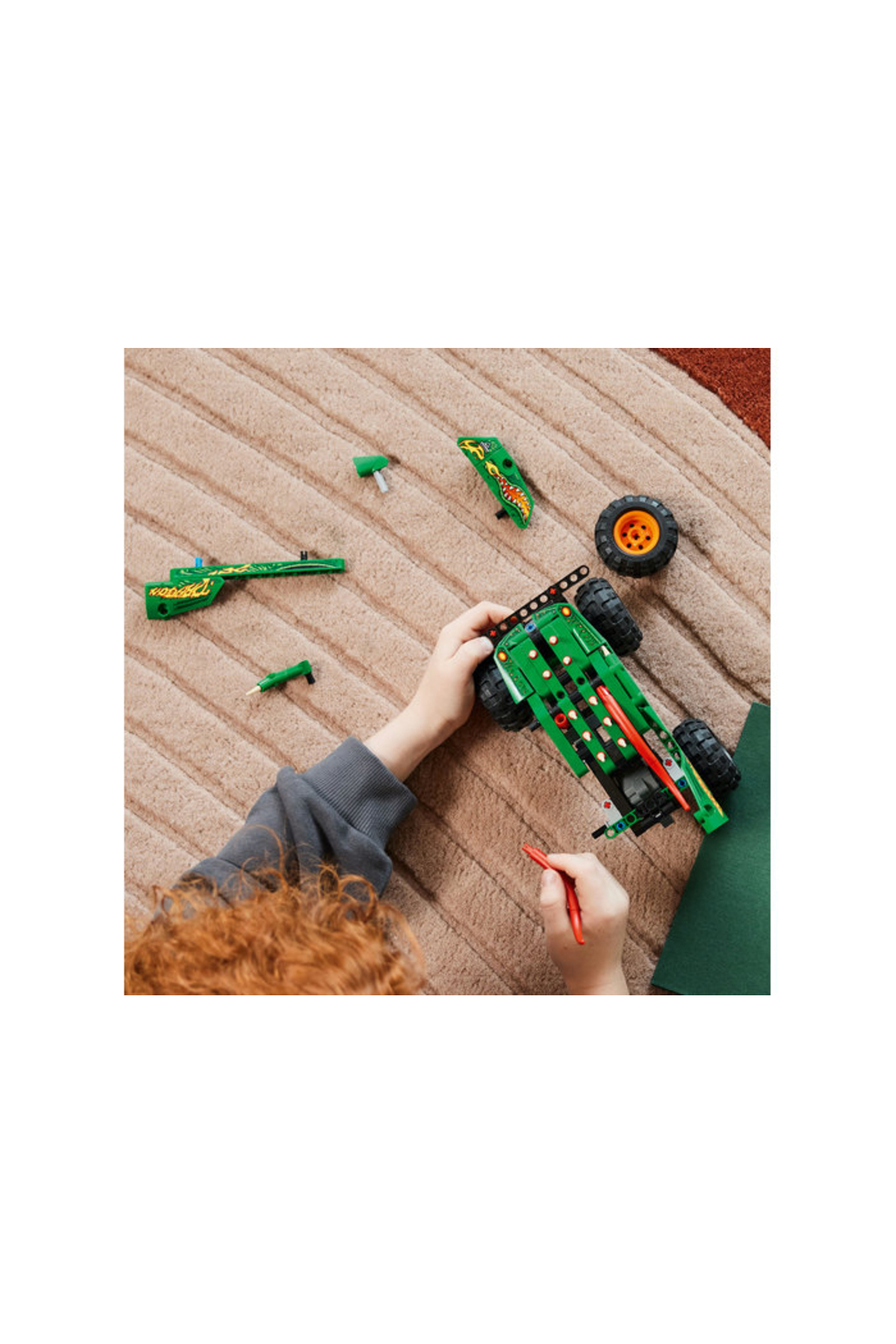 LEGO مجموعه ساخت کامیون هیولا تکنیک مونستر جم اژدها 42149 برای 7 سال و بالاتر (217 قطعه)