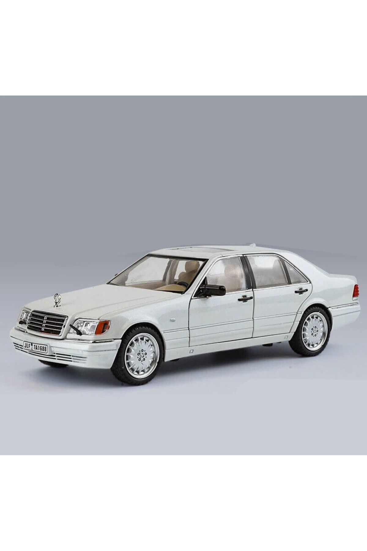 مدل خودرو مرسدس بنز S320L سفید DIECAST CAR MERCEDES BENZ W140 320SEL EXECUTIVE COLLECTIVE اورجینال scntoys