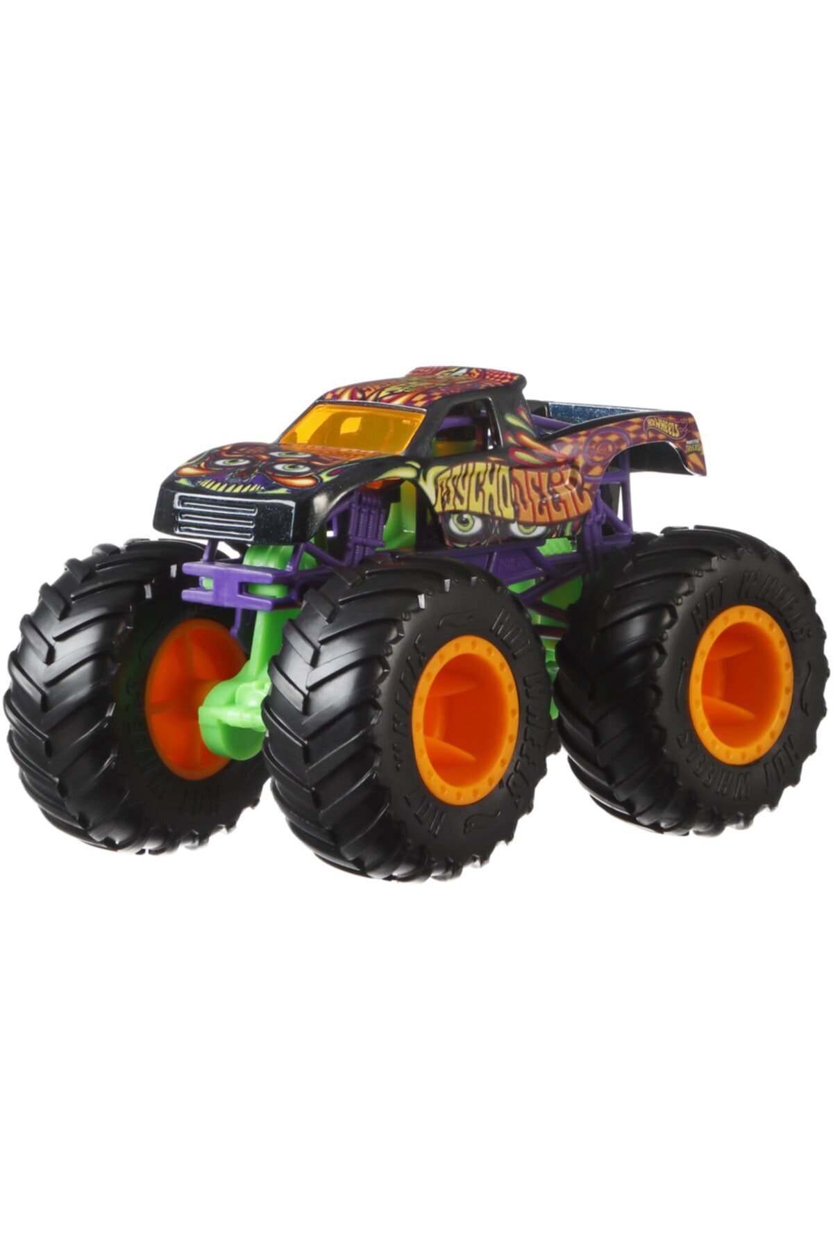 ماشین اسباب بازی کامیون های هیولا 1:64 اتومبیل FYJ44 هات ویلز اورجینال HOT WHEELS