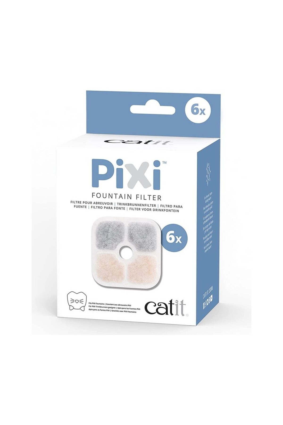 کارتریج یدکی کاتیت Catit Pixi، بسته ۶ عددی