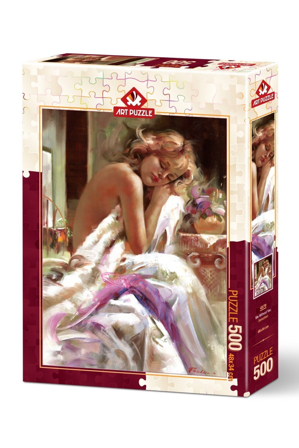 پازل 500 قطعه وقتی بدون تو بودی اورجینال ارت Art Puzzle