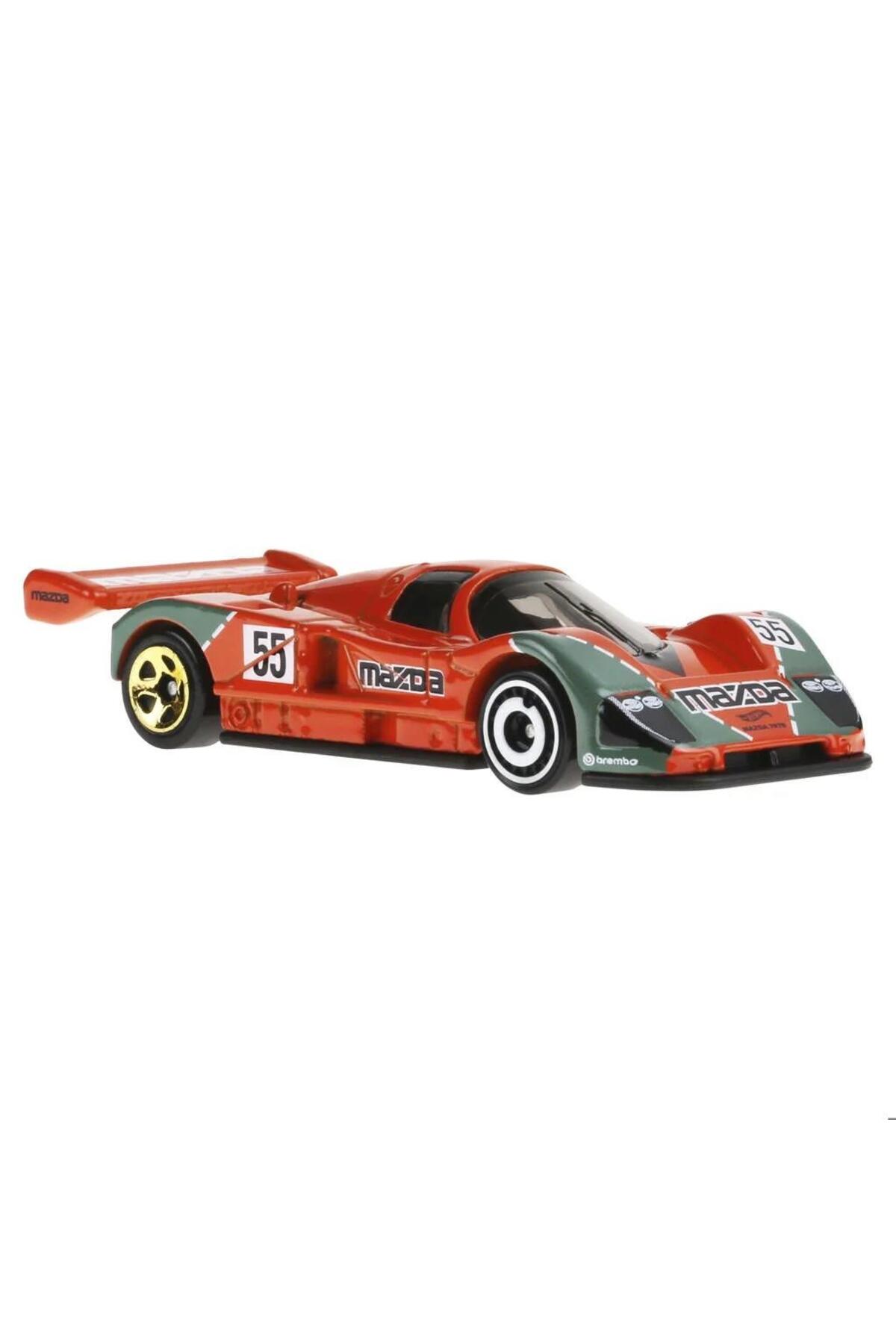 ماشین اسباب بازی اتومبیل های مجرد MAZDA 787B HTC79 هات ویلز اورجینال HOT WHEELS
