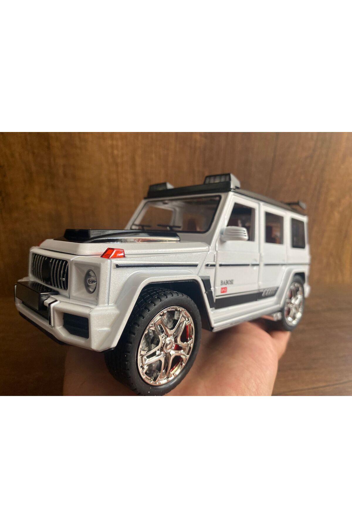 مدل خودرو MERCEDES G65 JEEP CAR G63 BRABUS ROCKET درهای فلزی باز اورجینال scntoys