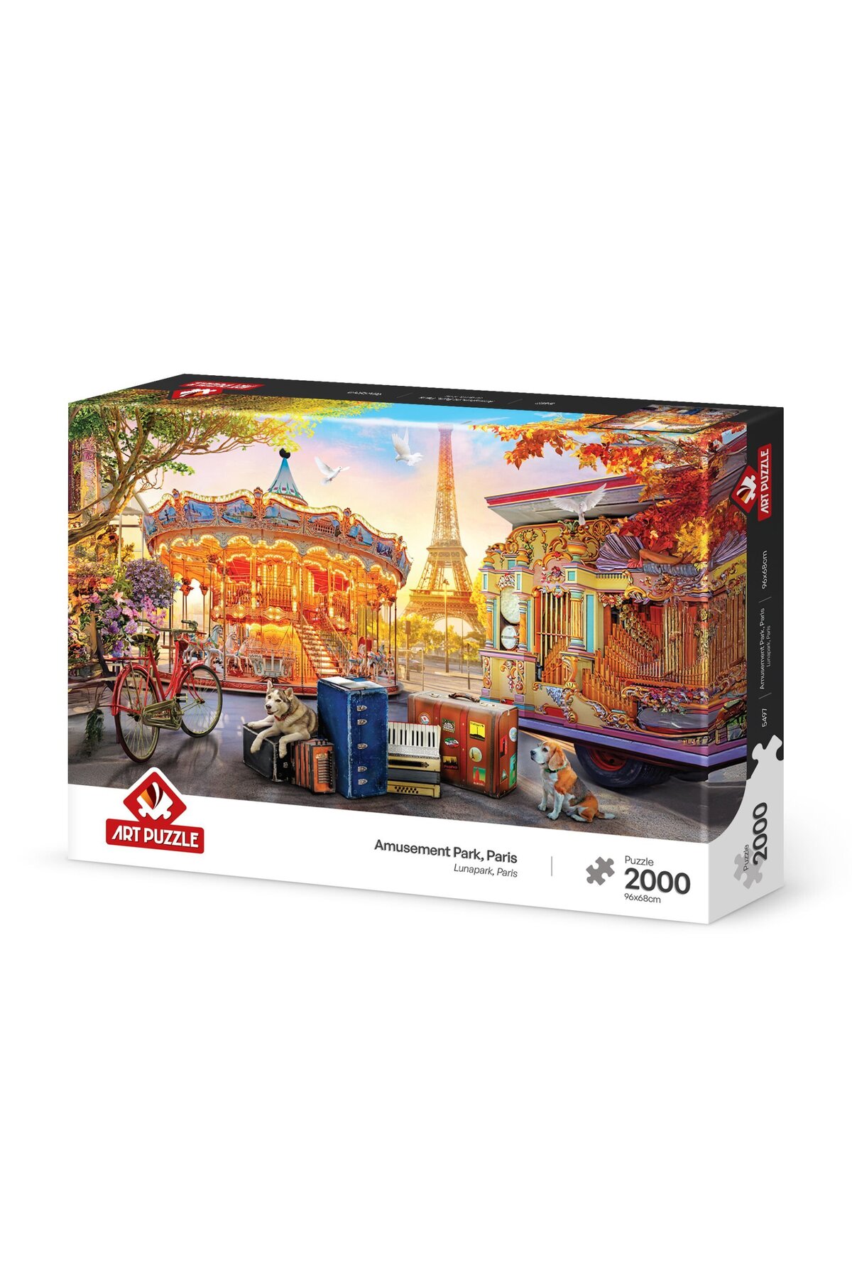 پازل LUNAPKARK پاریس 2000 قطعه اورجینال ارت Art Puzzle