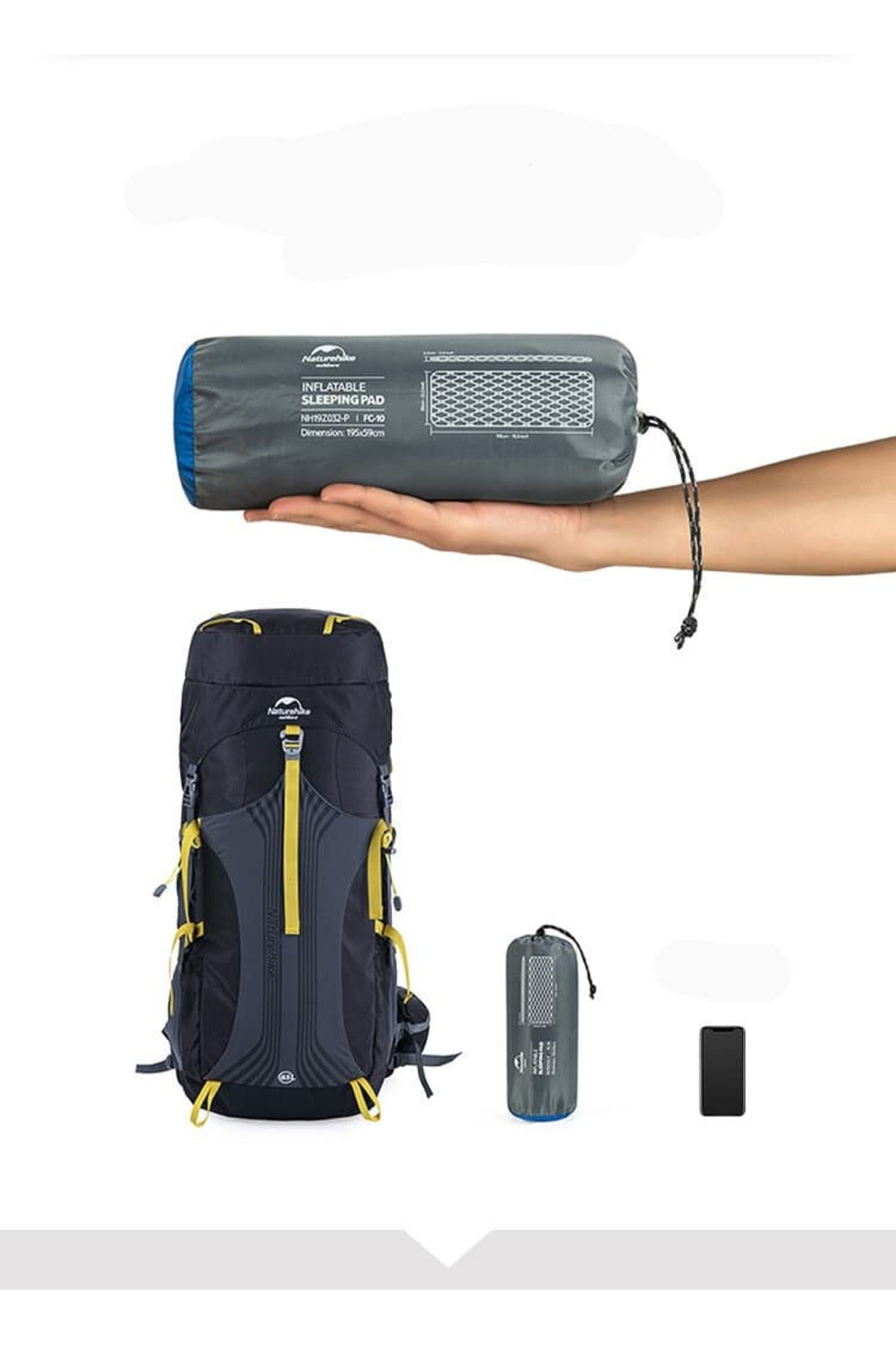 زیرانداز بادی نیچرهایک Naturehike Comfort تک‌نفره
