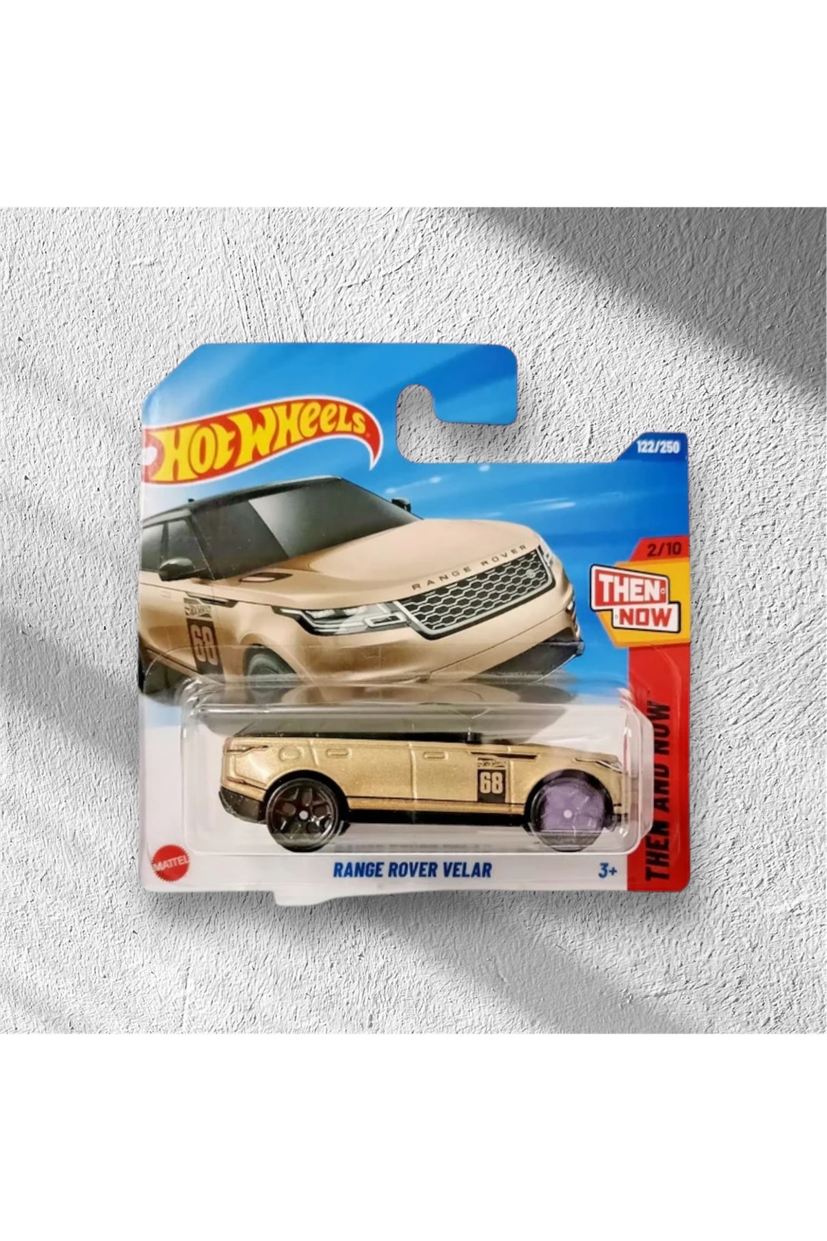 ماشین اسباب بازی 2025 کیس 1:64 مقیاس رنج روور VELAR سری ویژه طلایی از ترکیه HOT WHEELS