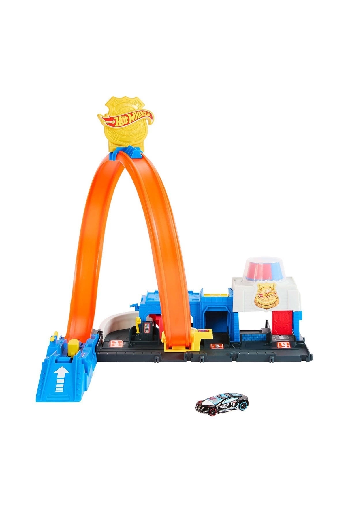 ماشین اسباب بازی مجموعه ایستگاه پلیس JBM71 HOT WHEELS هات ویلز اورجینال HOT WHEELS