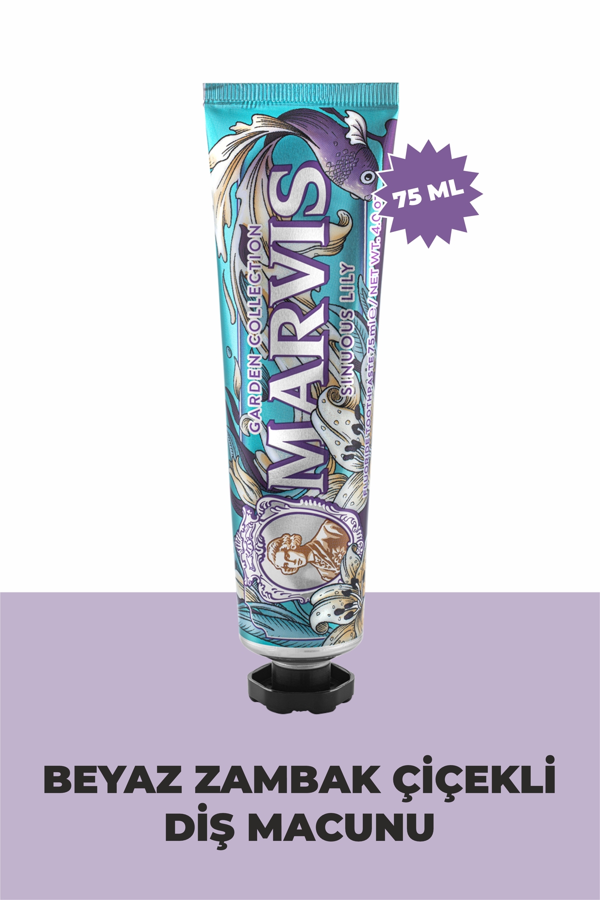 خمیردندان لیلی 75 میل اورجینال ماوریس Marvis