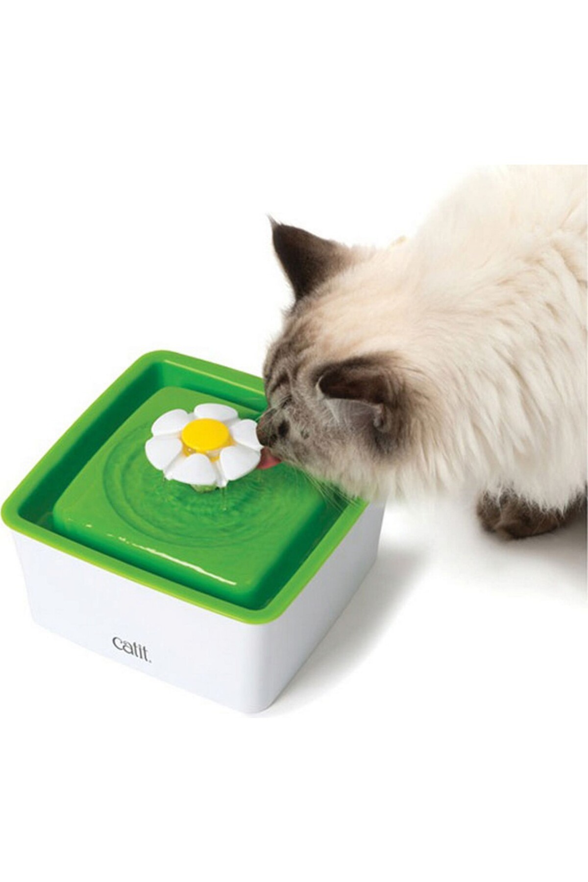 آبخوری فواره‌ای فیلتردار کاتیت Catit Mini Flower Fountain، ظرفیت ۱٫۵ لیتر چندرنگ