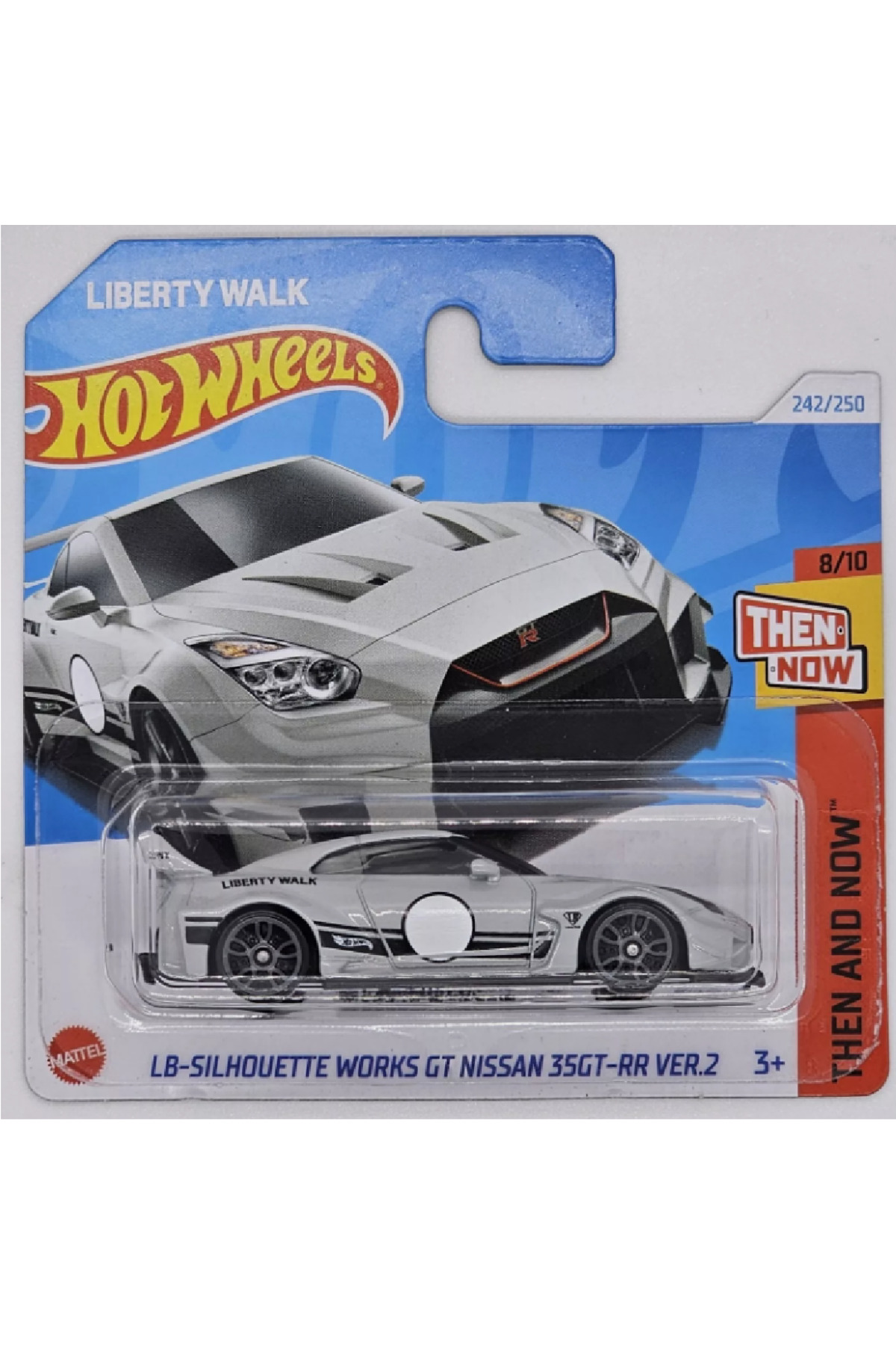 ماشین اسباب بازی LB SILHOUTTE WORKS GT NISSAN 35GT RR VER.2 مدل R35 LIBERTY WALK هات ویلز اورجینال HOT WHEELS