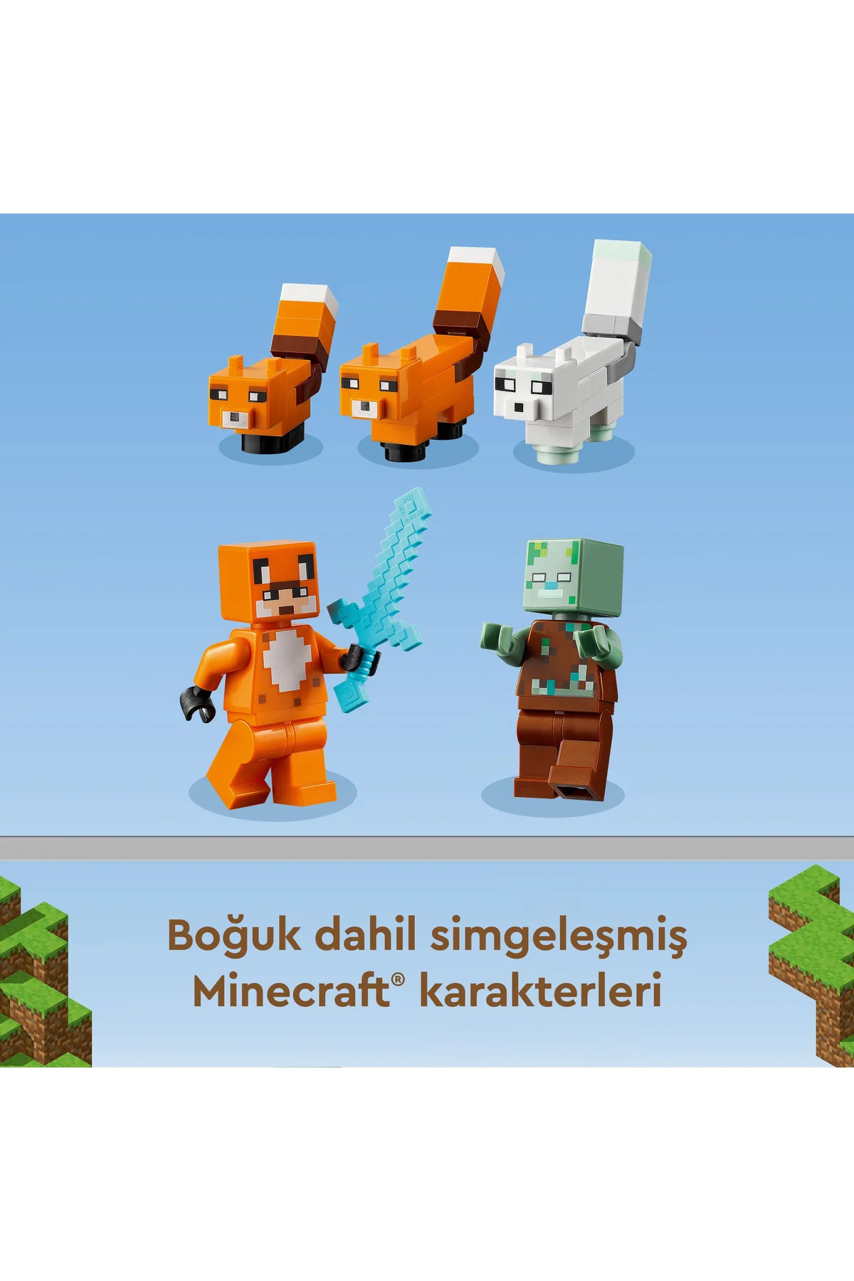 LEGO مجموعه ساخت لگو ماینکرافت لانه روباه ۲۱۱۷۸ (۱۹۳ قطعه)