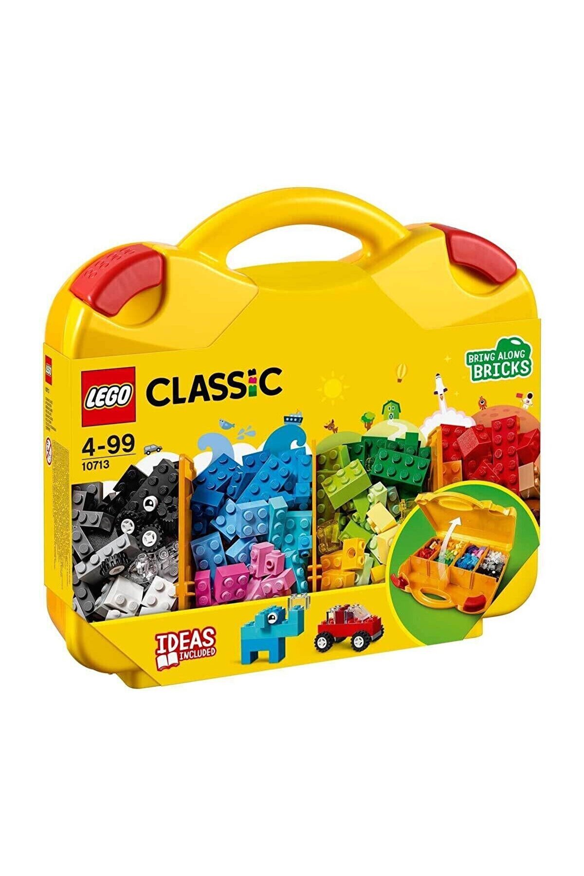 اسباب بازی های چوبی چمدان خلاقانه کلاسیک LMC10713 اورجینال LEGO