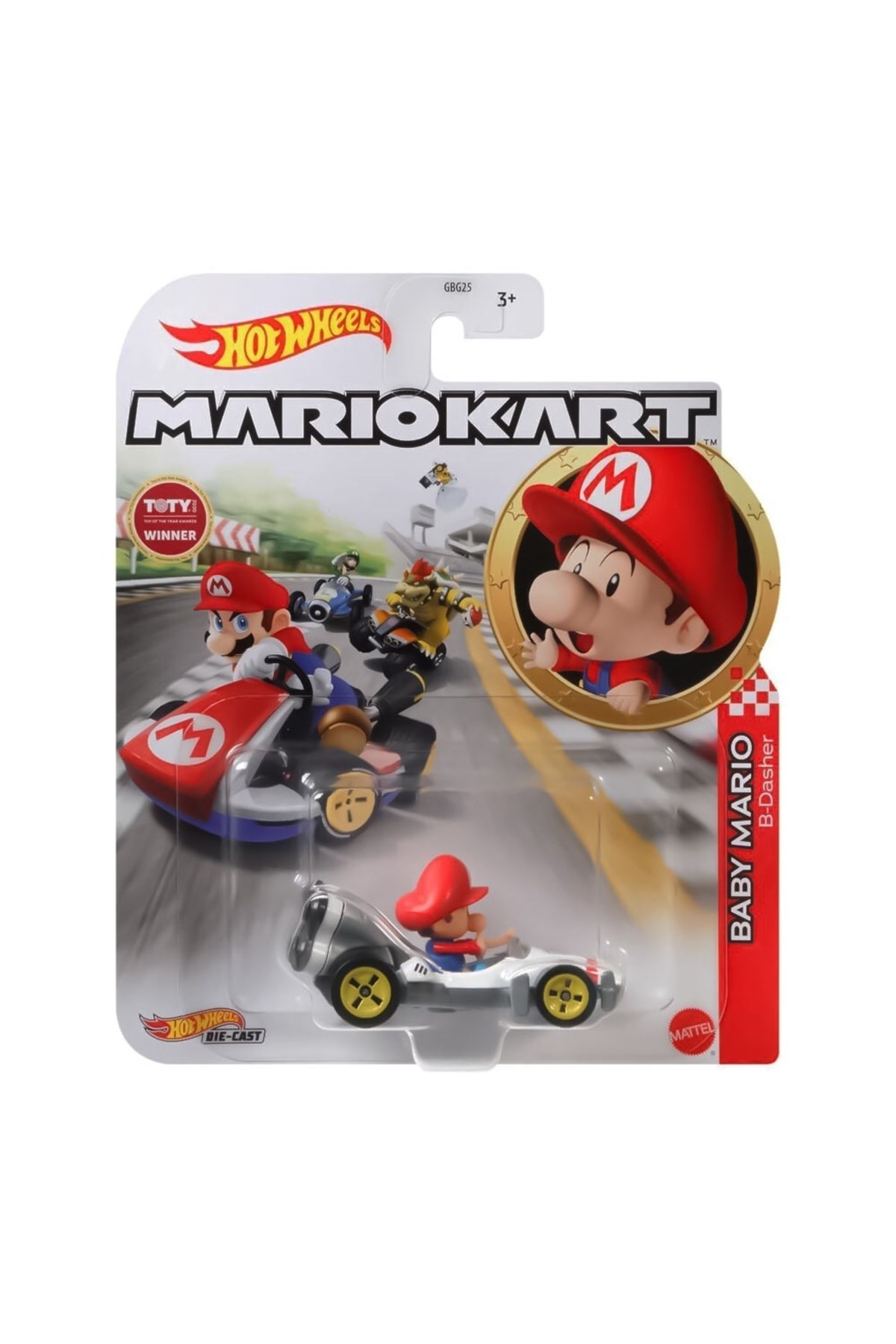 ماشین اسباب بازی MARIO KART CHARACTER VEHICLES GBG25 GRN12 BABY از ترکیه HOT WHEELS