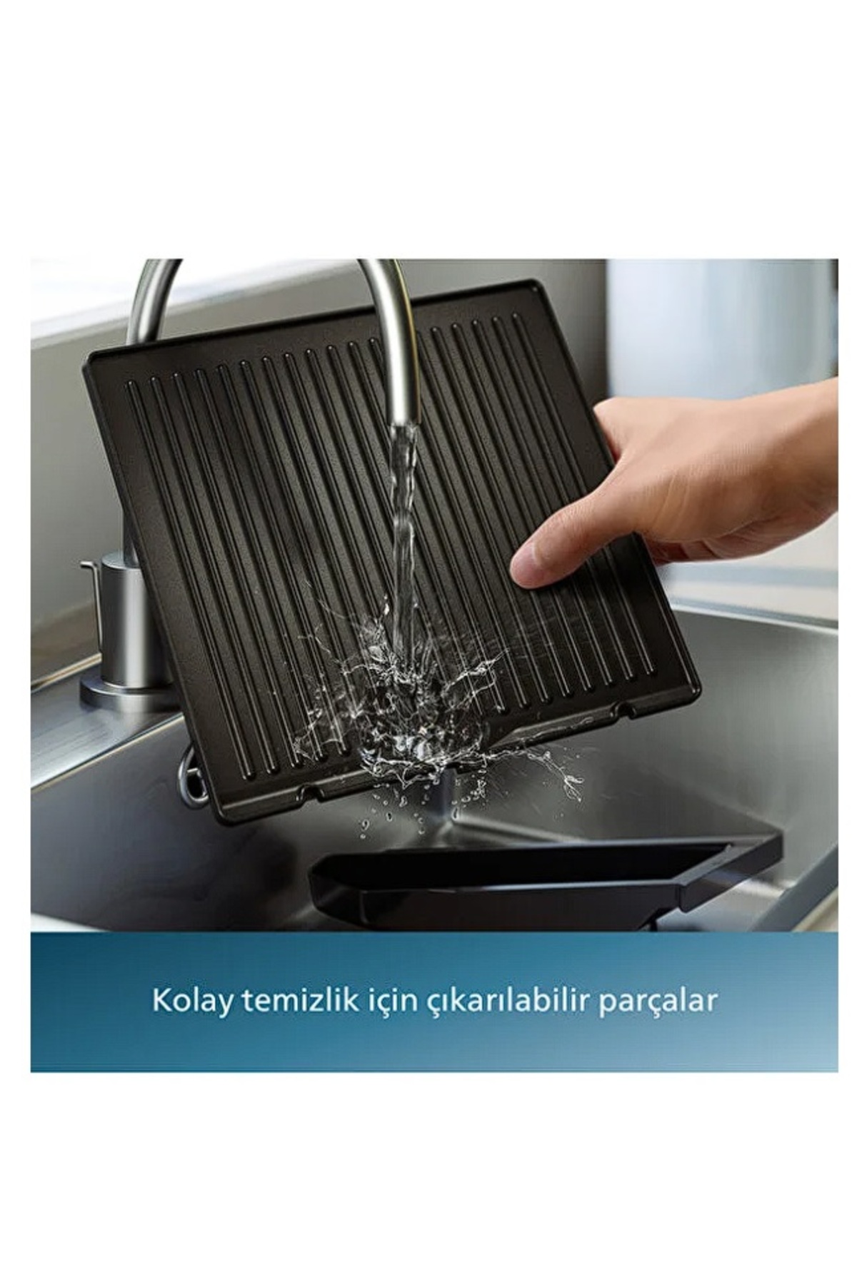 دستگاه ساندویچ و تست گریل توستر سری 5000 درجه حرارت قابل تنظیم سطح بزرگ بالا اورجینال Philips