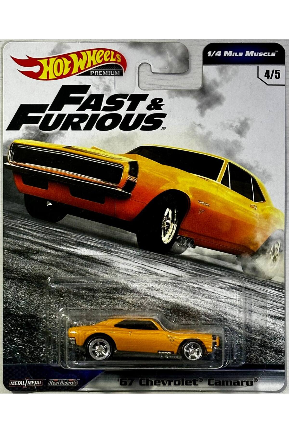 ماشین اسباب بازی HOTWHEELS 67 CHEVROLET CAMARO سری ممتاز FAST FURIOUS مقیاس 1 64 از ترکیه HOT WHEELS