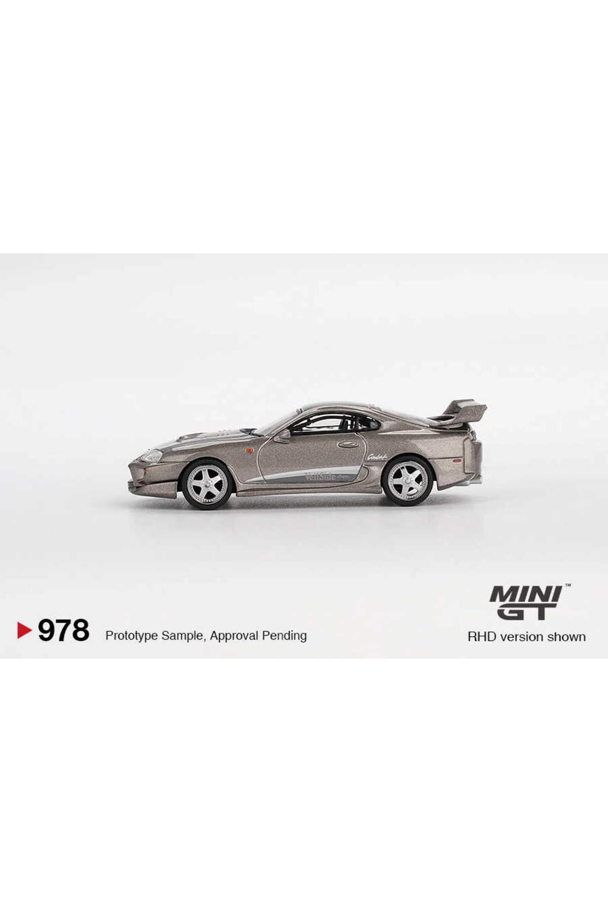 مدل خودرو تویوتا سوپرا VEILSIDE COMBAT V II GREY 978 اورجینال mini gt