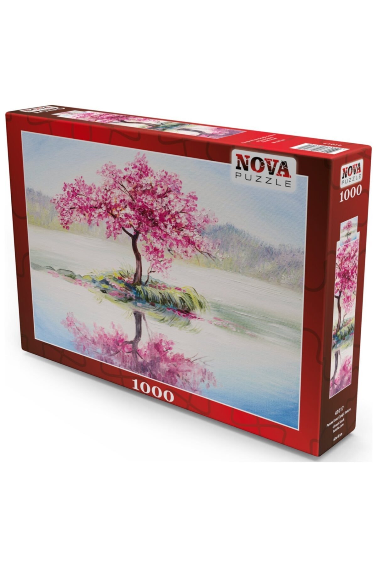 پازل نوا 1000 قطعه گل گیلاس صورتی ساکورا 41017 اورجینال Nova Puzzle