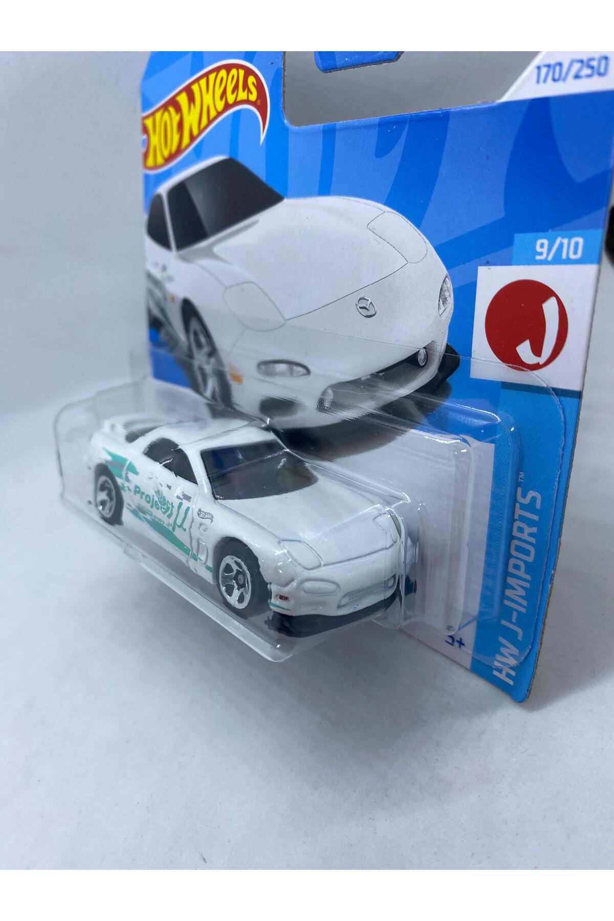 ماشین اسباب بازی 95 مزدا RX 7 سفید هات ویلز اورجینال HOT WHEELS