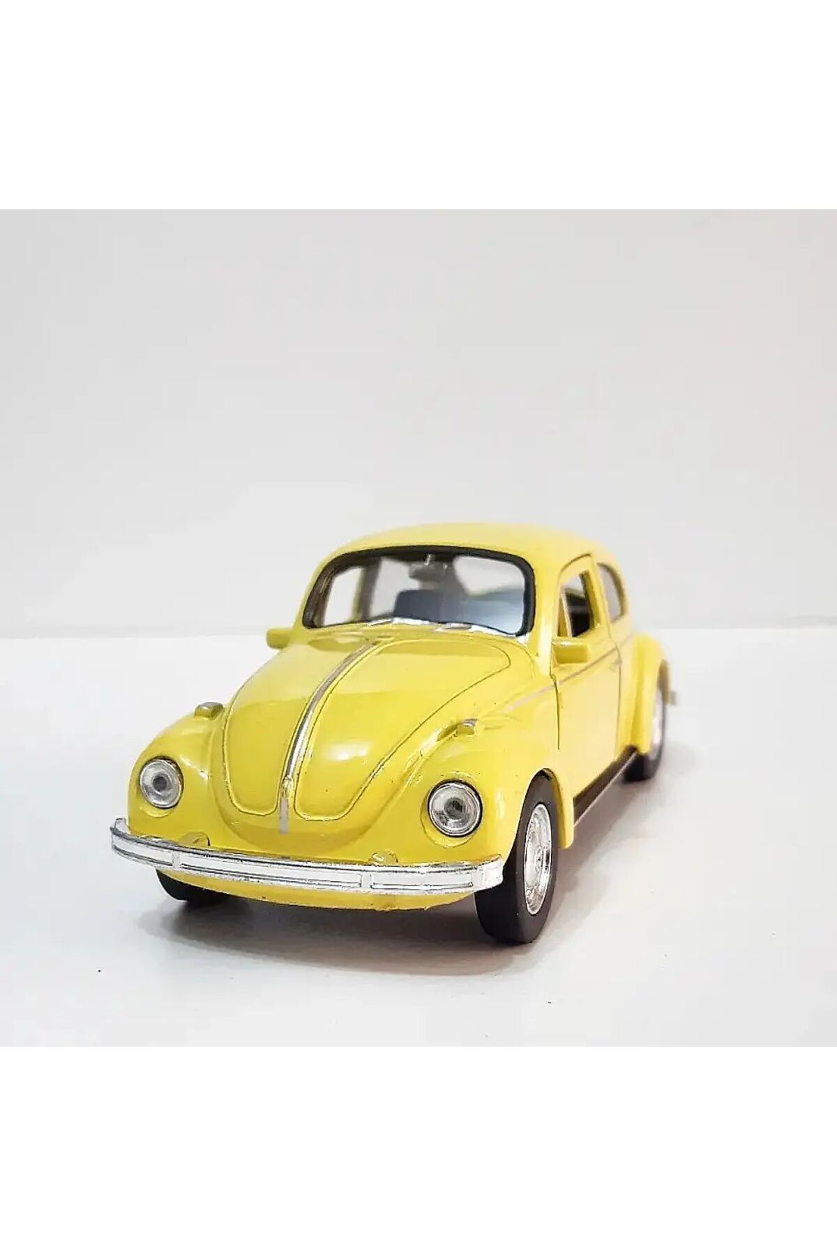 مدل خودرو 1.36 SCALE WELLY BRAND دارای مجوز VOLKSWAGEN BEETLE YELLOW COLOR VOSVOS 12CM METAL CAR اورجینال WELLY