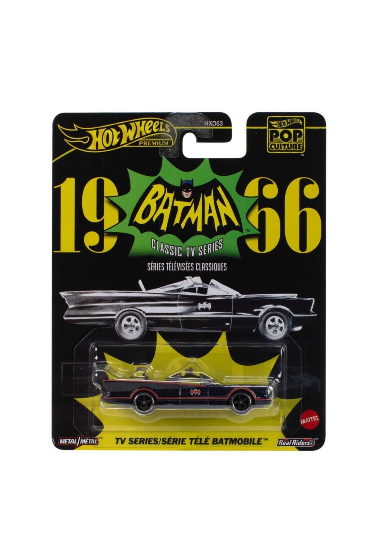 ماشین اسباب بازی مجموعه تلویزیونی فرهنگ پاپ BATMOBILE JBL83 از ترکیه HOT WHEELS