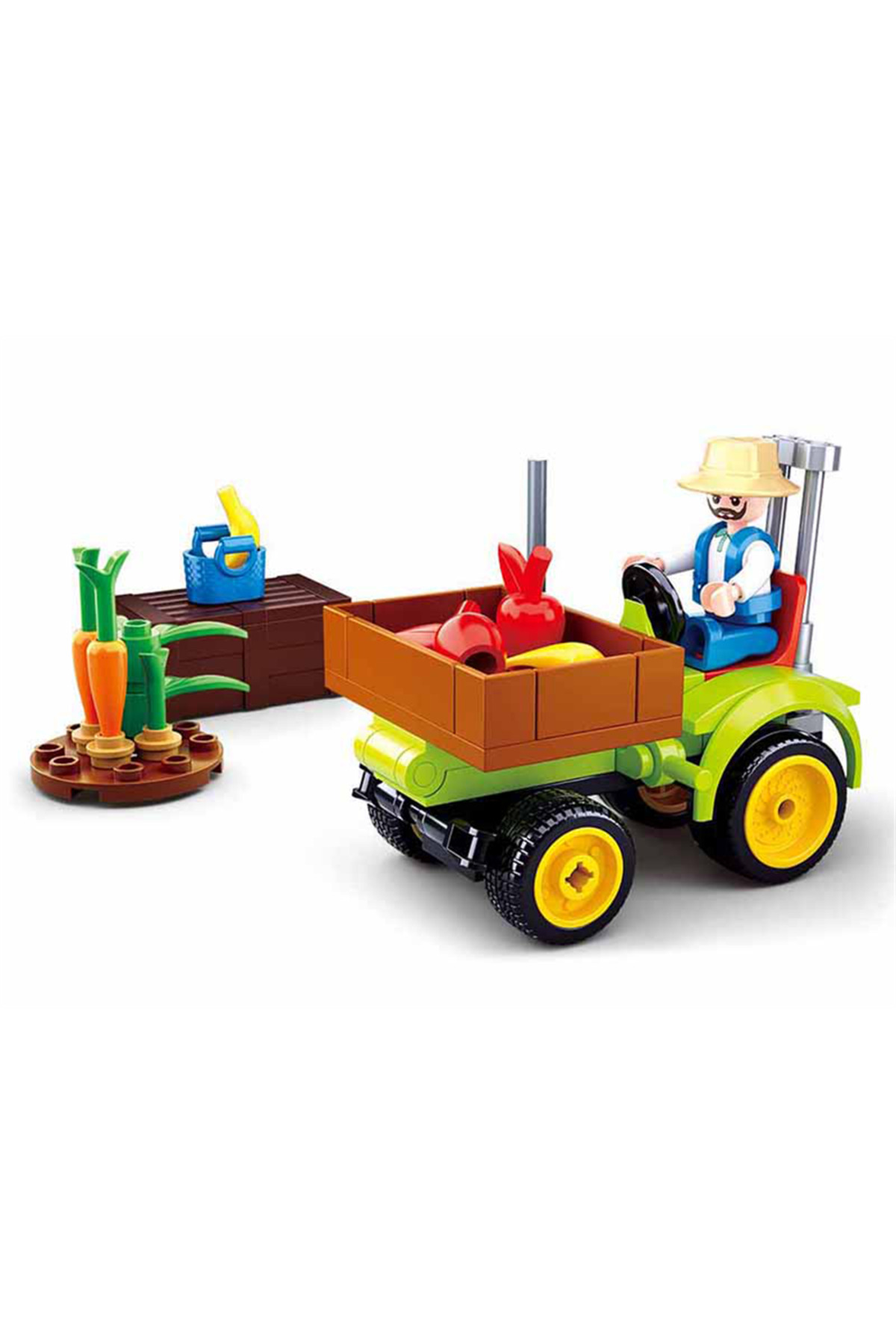 لگو و اسباب بازی های ساخت محور تراکتور LEGO 080 PIECE TOWN از ترکیه Sluban