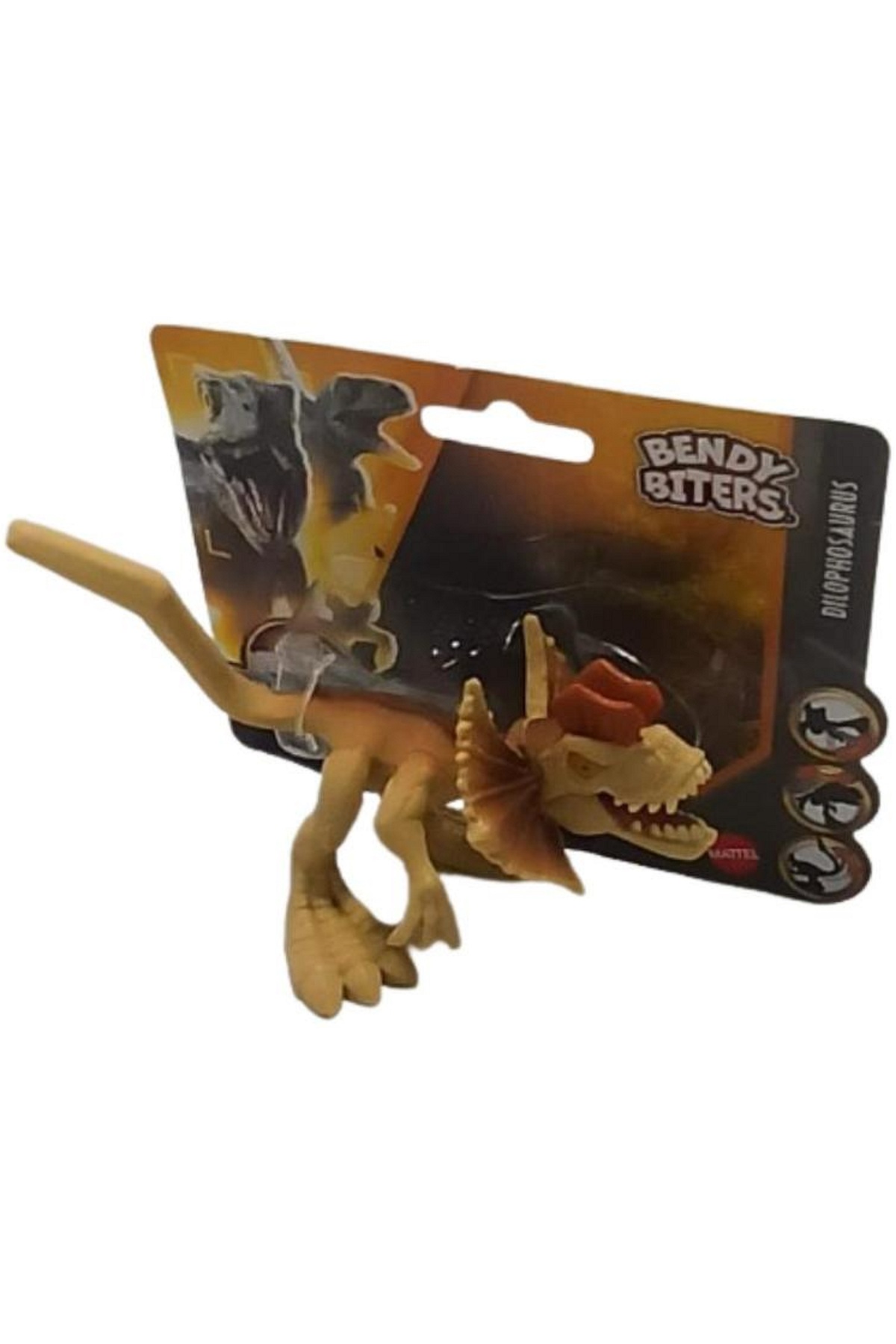 اسباب بازی های فیگور دیگر DILOPHOSAURUS LITTLE BENDY BITERS شکل خم شدنی ماتل دایناسور Jurassic World