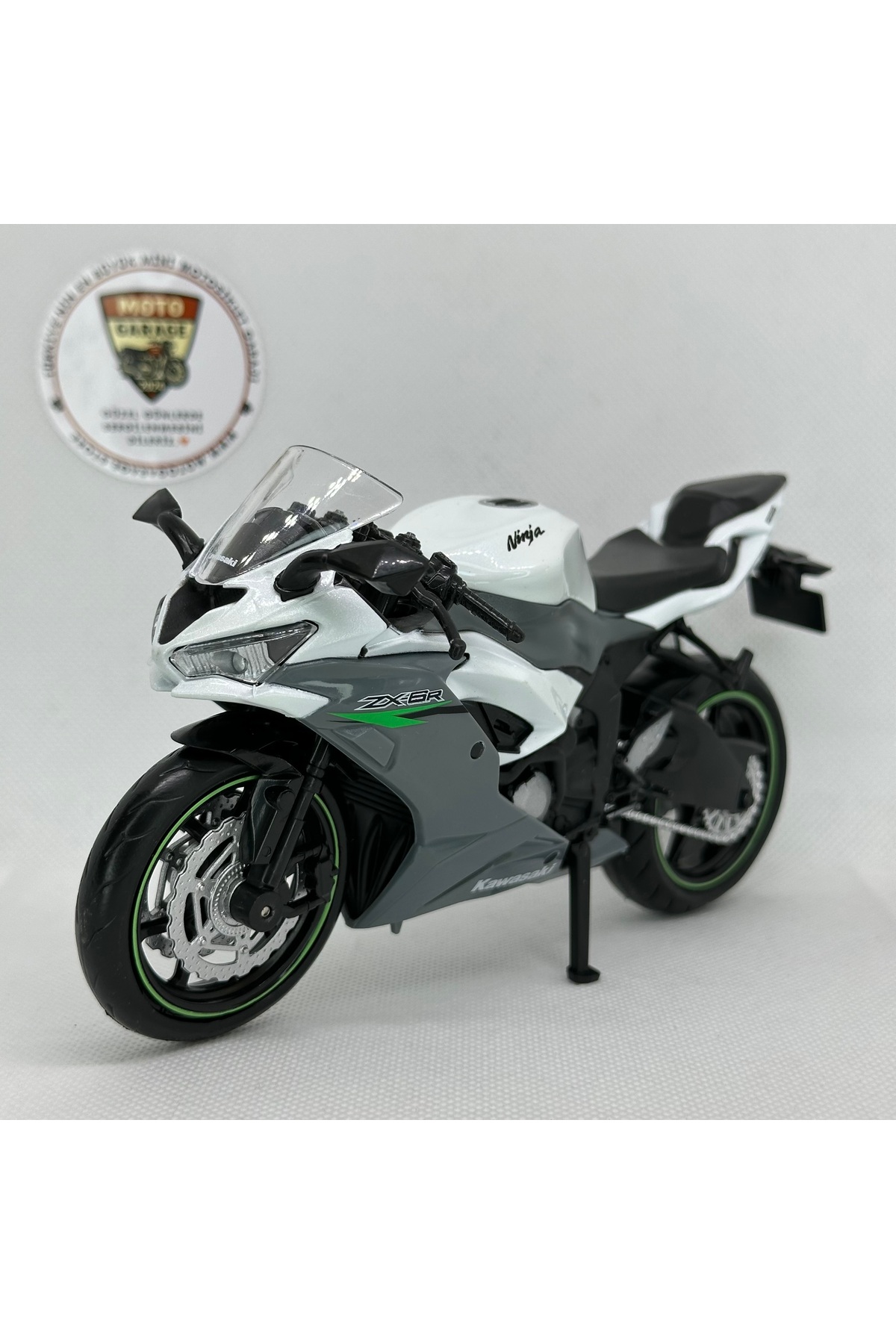 مدل خودرو موتورسیکلت KAWASAKI NINJA ZX 6R 1:12 DIECAST – اسباب بازی و مجسمه فلزی مجاز اورجینال RMZ City