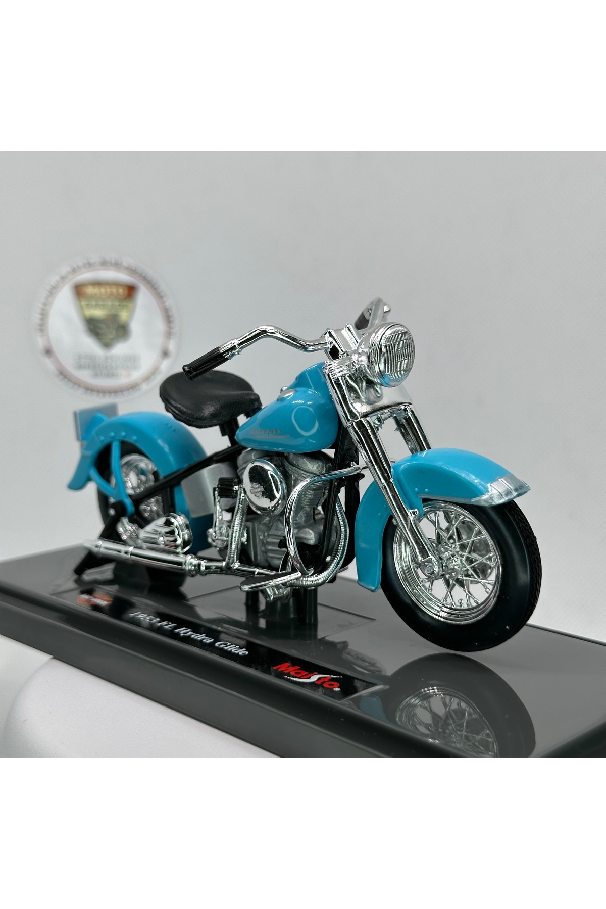 مدل خودرو موتور دیکست هارلی دیویدسون 1953 FL HYDRA HALIDE 1:18 – فلزی اورجینال Maisto Diecast