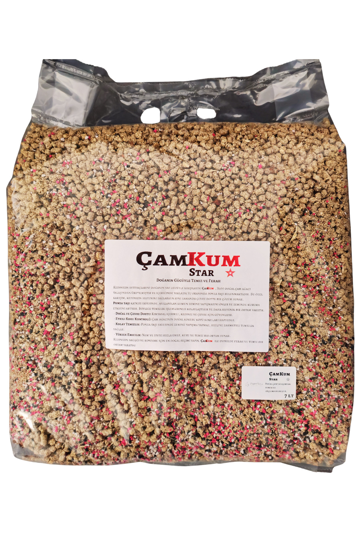 خاک گربه طبیعی Çamkum، ۱۰ لیتر