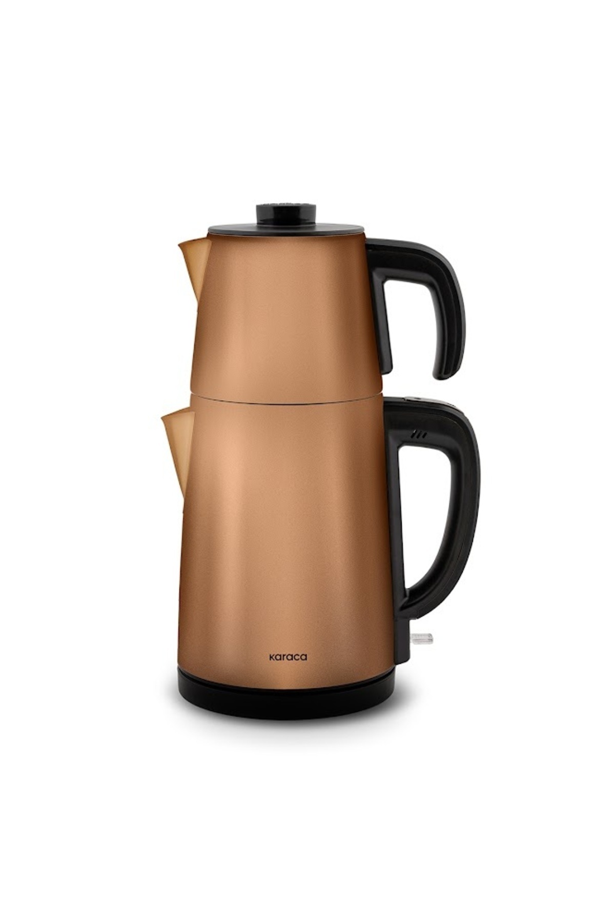 چای ساز و کتری مسی GASTRO DEM 2 IN 1 STEEL INOX اورجینال Karaca