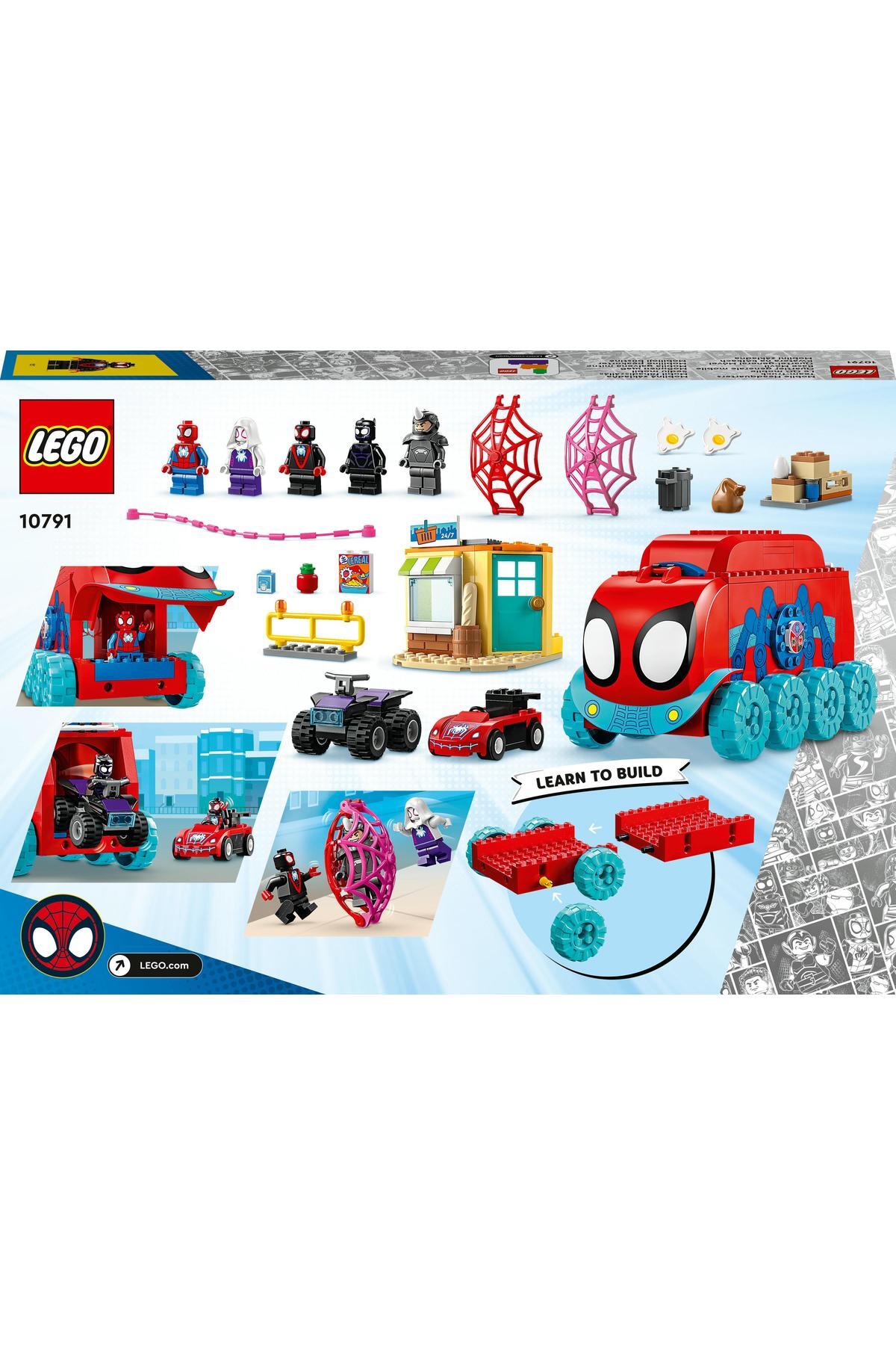 لگو و اسباب بازی های ساخت محور ® | MARVEL SPIDEY TEAM MOBILE HEADQUARTERS 10791 مجموعه ساز برای سنین 4 به بالا 187 قطعه از ترکیه LEGO