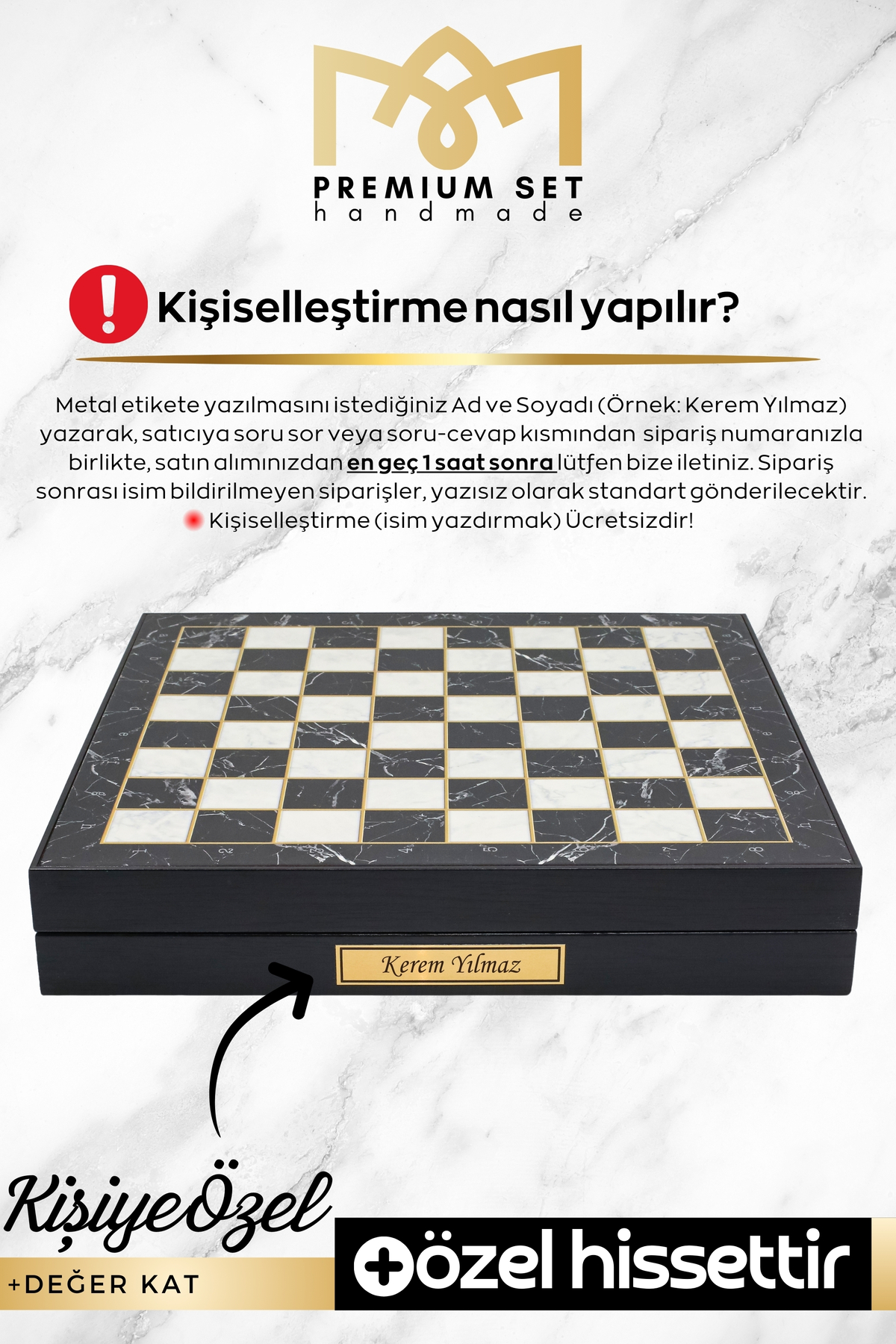شطرنج ست فلزی برنز هدیه شخصی جعبه دار | 25 سانتی متر مرمر طرح اسطوره ای کماندار رومی Cooper Chess