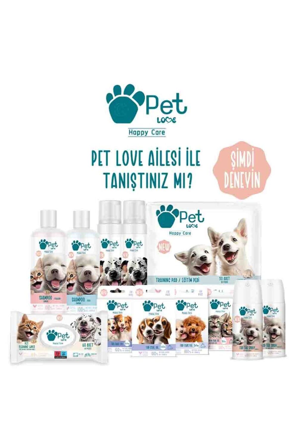 شامپوی فومی سگ پتالاو Pet Love با رایحه توت‌فرنگی، ۲۲۵ میلی‌لیتر