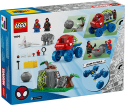 مجموعه ساختنی نجات کامیون دایناسوری تیم اسپایدی لگو LEGO مارول Marvel مدل 11199، ۱۳۶ قطعه