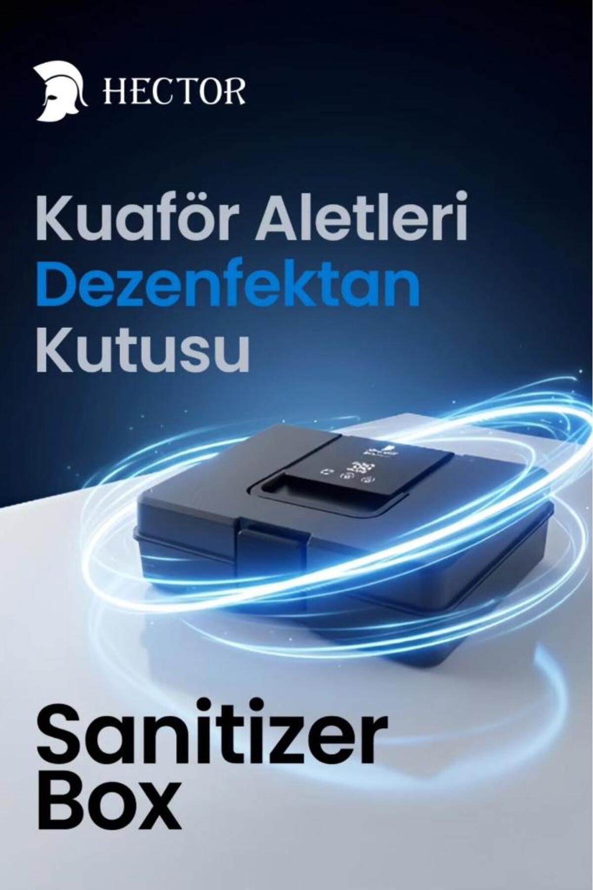 ناخن گیر جعبه ضد عفونی کننده ابزار آرایشگاه با ضدعفونی نور UV Hector