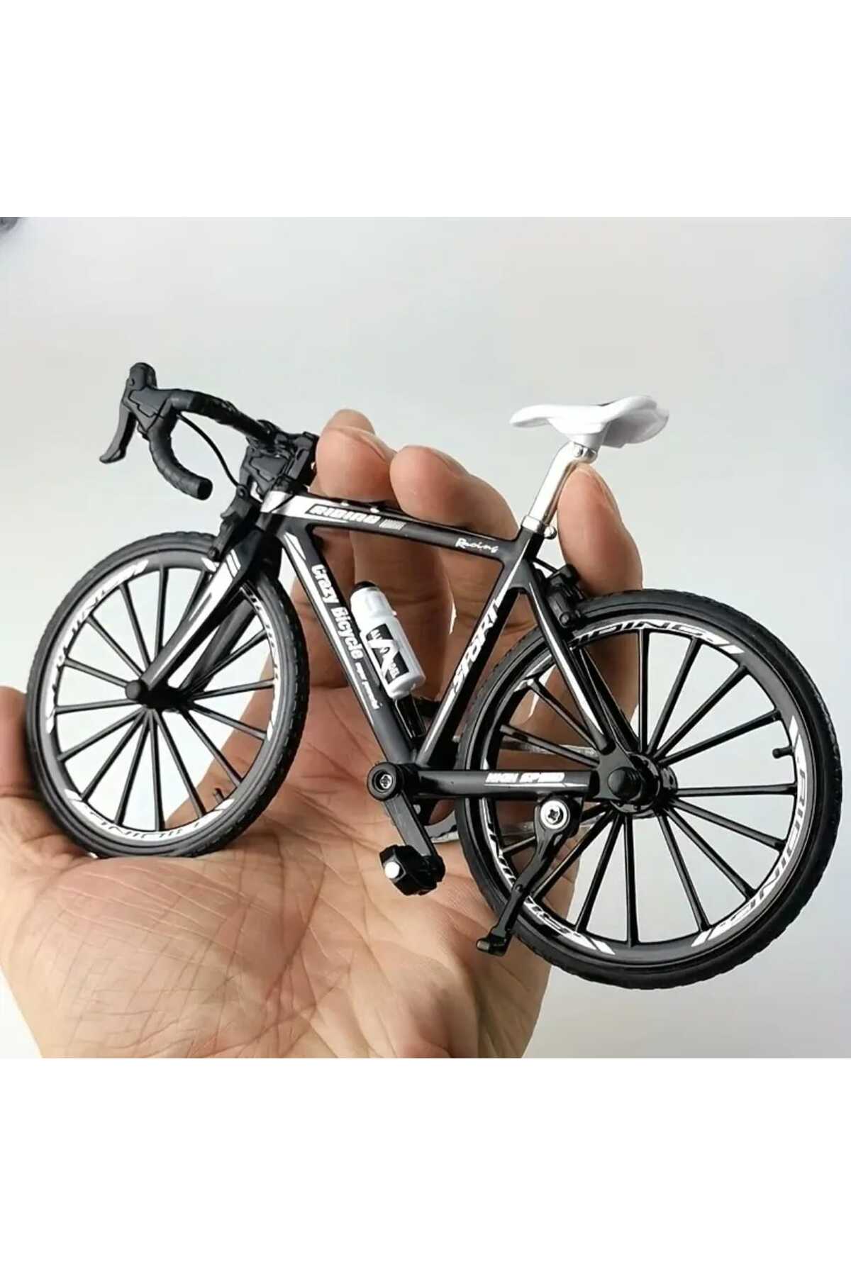 مدل خودرو دوچرخه کوهستانی فلزی مینیاتوری DIECAST BICYCLE مجسمه تزئینی 1:10 اورجینال Mıncır Shop