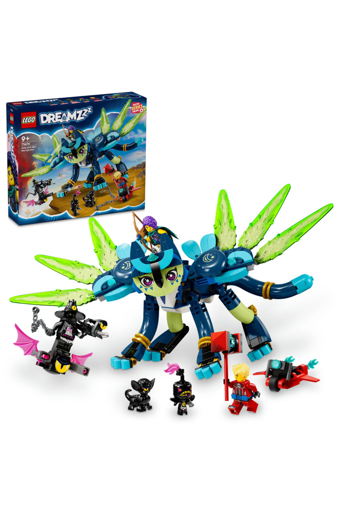 لگو و اسباب بازی های ساخت محور DREAMZZZ ZOEY AND CAT OWL ZIAN 71476 اورجینال LEGO