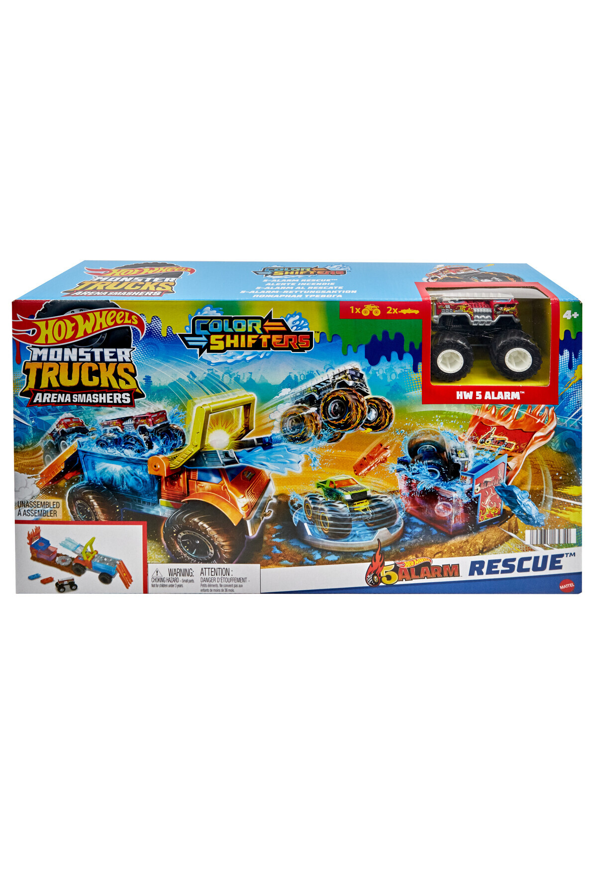 ست بازی مجموعه آهنگ چالشی MONSTER TRUCKS ARENA HPN73 از ترکیه HOT WHEELS