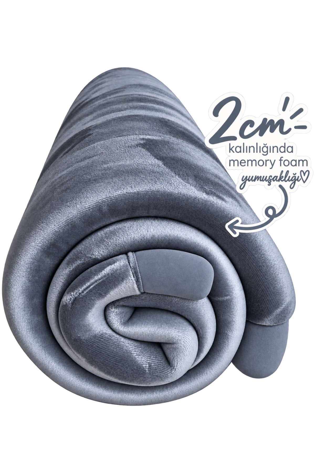 جای خواب بالشی سگ نژاد بزرگ واتی بالین Vati Balin، فوم حافظه‌دار و مخمل با گواهی OekoTex خاکستری