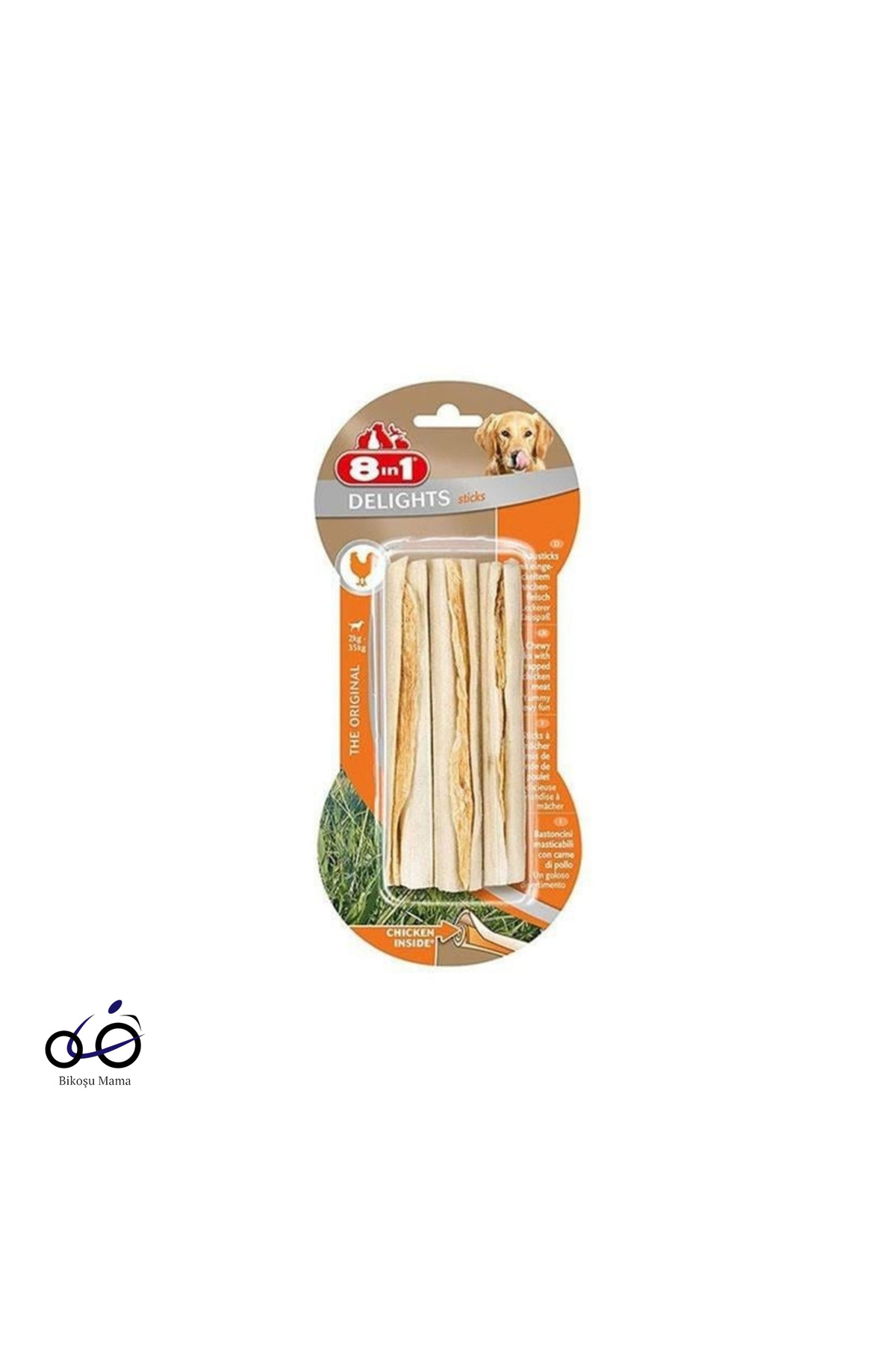 تشویقی استخوانی سگ ایت‌این‌وان 8in1 Delights Sticks