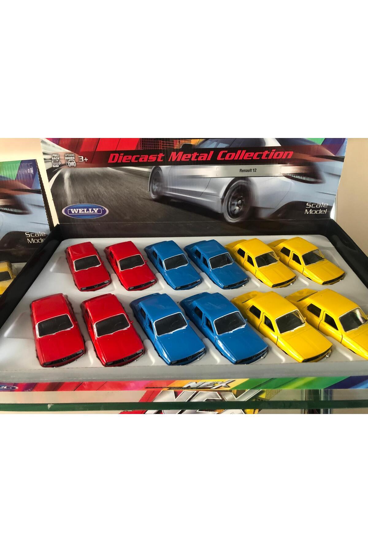 مدل خودرو 1974 RENAULT 12 TS 1 36 SCALE WELLY DIECAST METAL PULL AND DROP CAR اورجینال WELLY