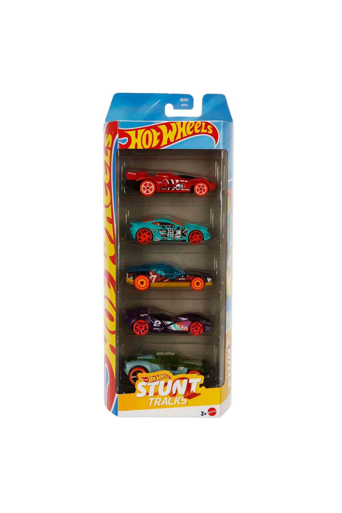 ماشین اسباب بازی ست 5 آهنگ های شیرین کاری JBJ81 از ترکیه HOT WHEELS