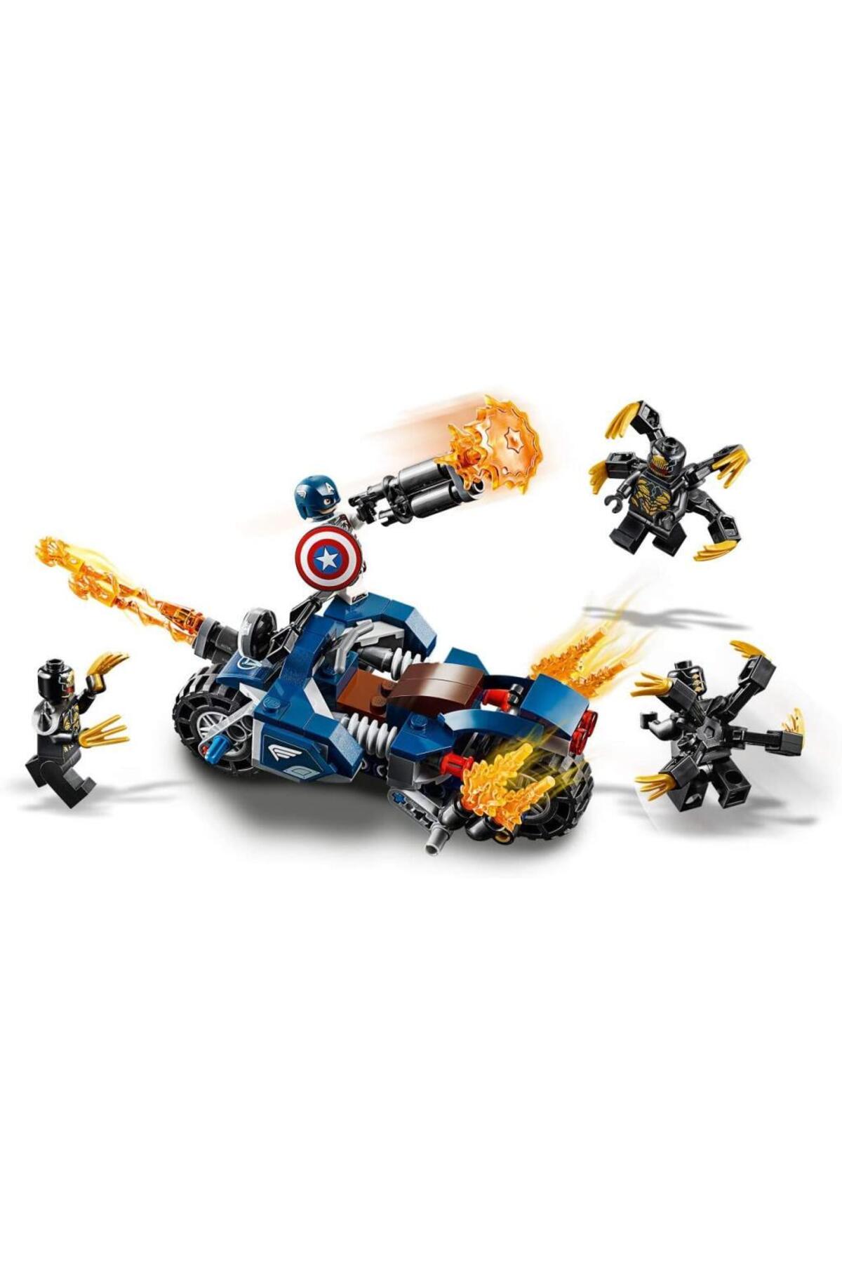 لگو CAPTAIN SUPER HEROES AMERICA: OUTRIDER 76123 اورجینال LEGO