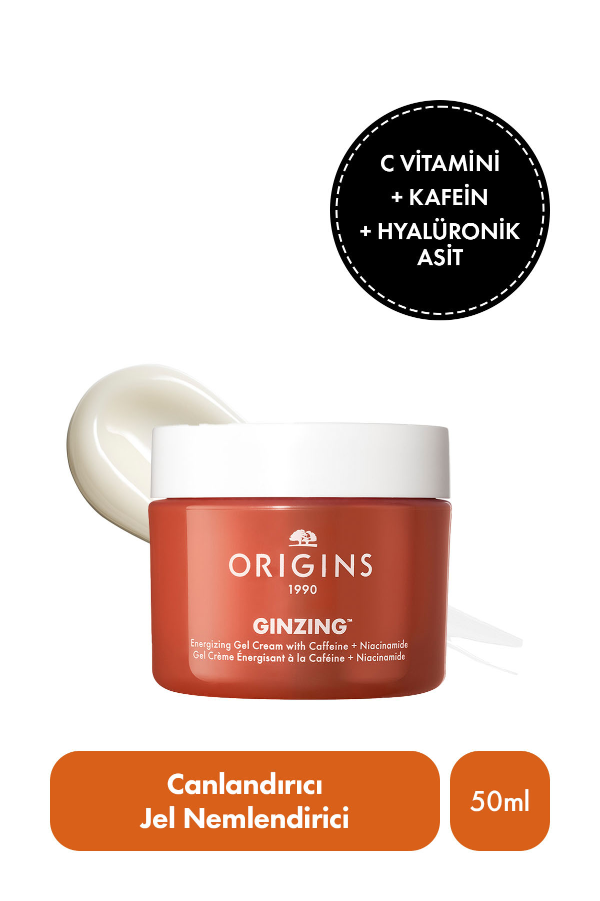 کرم صورت مرطوب کننده ژل احیا GINZING™ 50 میل Origins