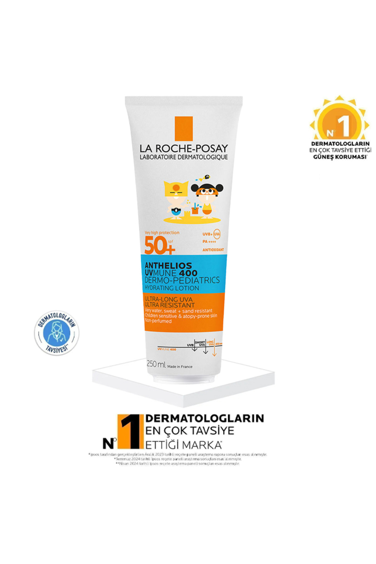 La Roche Posay کرم مراقبت از آفتاب کودکان با SPF50+ حجم 250 میلی لیتر