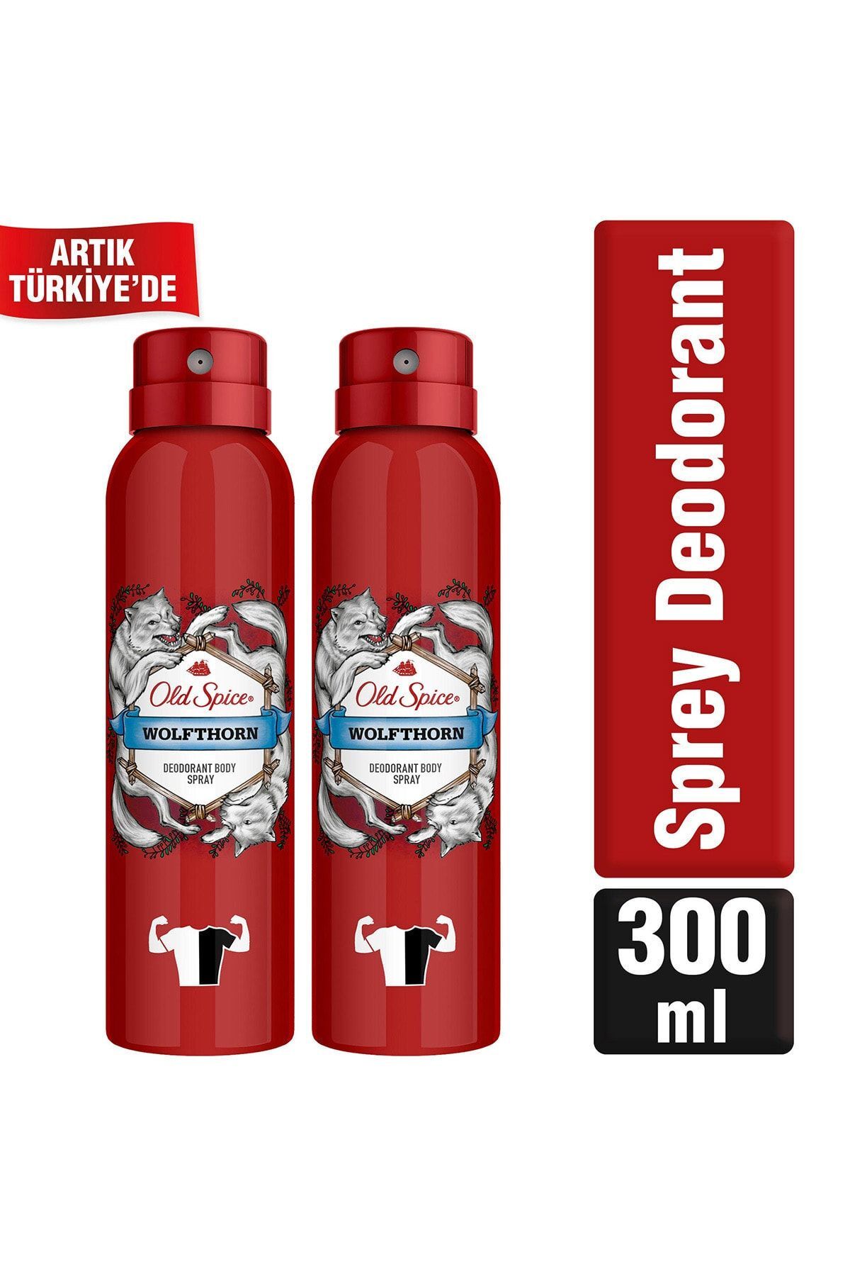 دئودورانت و رول آن اسپری 150 میل WOLFTHORNX2 Old Spice